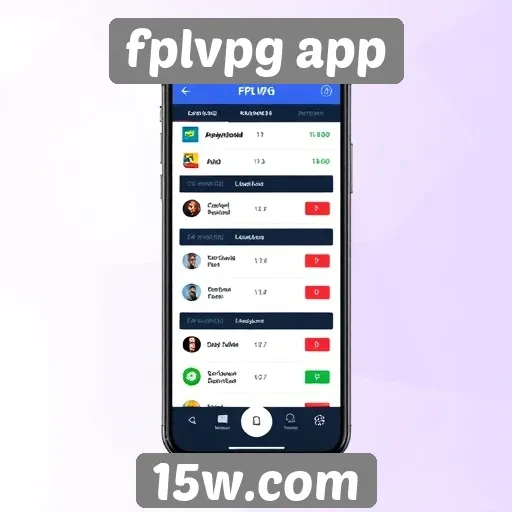 Funcionalidades do fplvpg app para jogadores competitivos